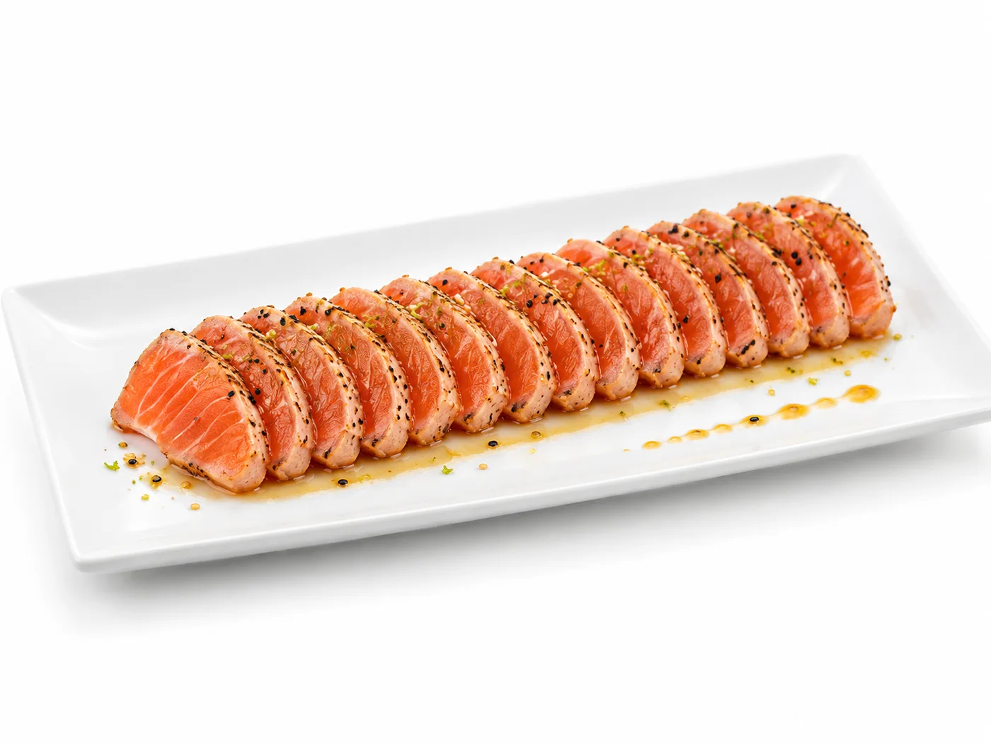Tataki de saumon · 15 pièces