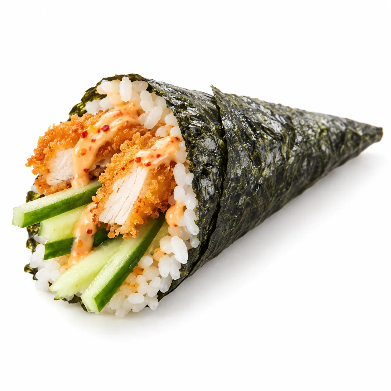 Temaki poulet pané
